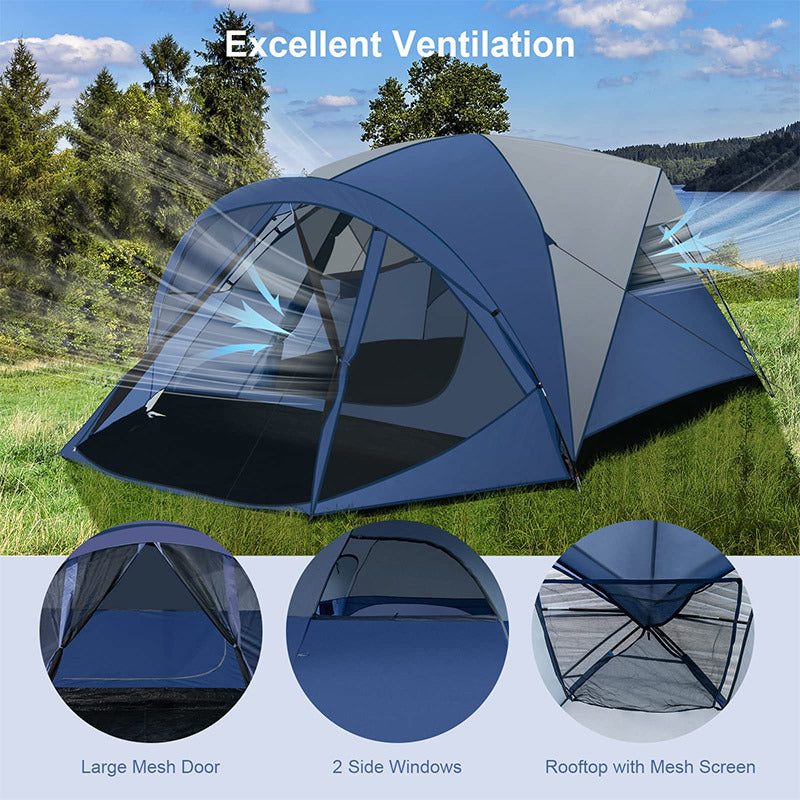 Outdoor Hiking Portable Easy Camping Tent for 3 -5 Person Doba